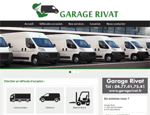 Tablet Screenshot of garagerivat.fr